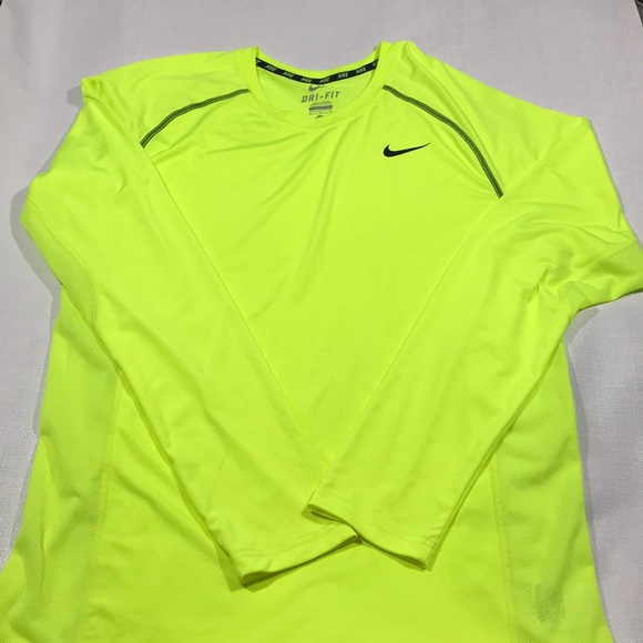 neon dri fit long sleeve